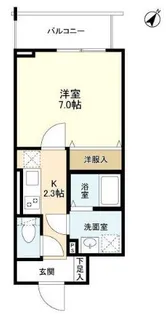 Verre森下【4階】の間取り