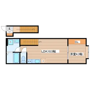 ラフィーノ河原町【2階】の間取り