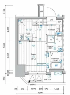 SYNEX 横濱阪東橋【3階】の間取り