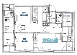 クラッシーコート北大塚 402号室【4階】の間取り