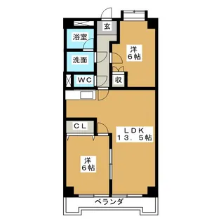 メゾン大成【4階】の間取り