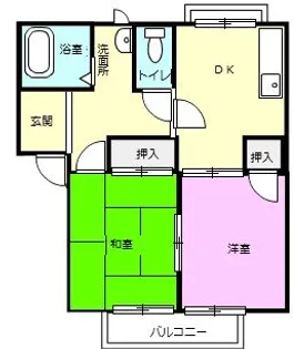 メゾンソレイユ【1階】の間取り