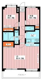 サンパーク我孫子駅前【7階】の間取り