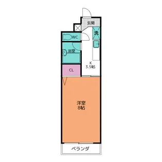 東京都大田区蒲田3【マンション】の間取り