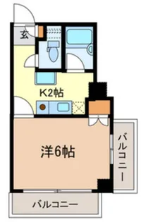 SUNMALL蕨【4階】の間取り