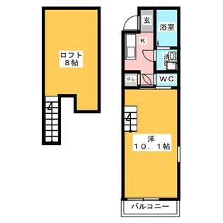 IN STYLE SHIBATA【2階】の間取り