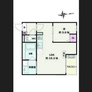 Jack heiwa 1【3階】の間取り