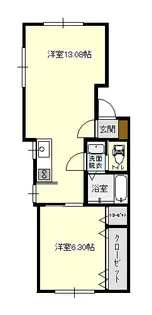 イーストタウンA棟【1階】の間取り