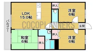 秋津グリーンプラザII【3階】の間取り