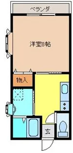 フラット吉島台【1階】の間取り
