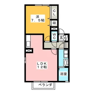 Dwell・SUN 東棟【2階】の間取り