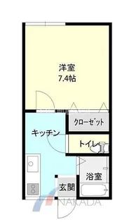 コンチネンタル守護町【2階】の間取り