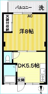 コーポホンダ【3階】の間取り
