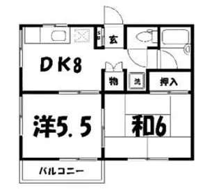 b’CASA深谷Vre-born【2階】の間取り