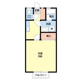 メゾンオーク【1階】の間取り