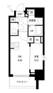 アーバンパーク住吉II【7階】の間取り