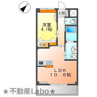 徳島県徳島市万代町4【マンション】の間取り