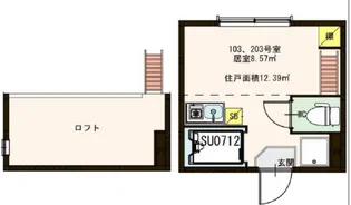 サヴォイ赤羽【2階】の間取り