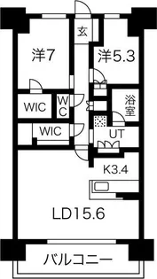 大阪ベイレジデンス【12階】の間取り