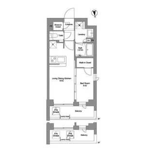 東京都品川区豊町1【マンション】の間取り