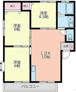 セジュールII【1階】の間取り