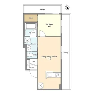 Amis学芸大学【3階】の間取り