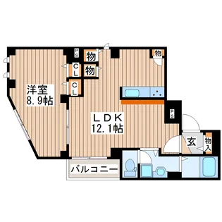 marino上杉【2階】の間取り