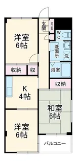 フェアレディマンション【3階】の間取り