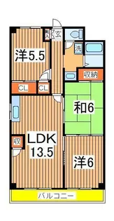 INSURANCE BLDG 16【3階】の間取り