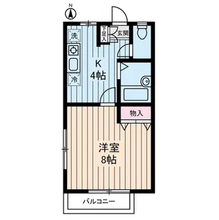 エコーハイム【2階】の間取り