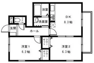 シリウスコート【1階】の間取り