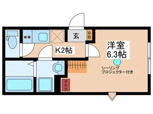 ピークヴィレ堀切菖蒲園【1階】の間取り
