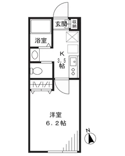 メゾン ドミニク【2階】の間取り