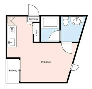 Ludens戸越公園II【4階】の間取り