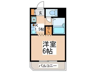 グリーンハイム矢沢【1階】の間取り