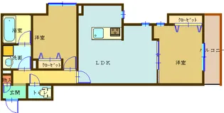 オグリーヴ【3階】の間取り