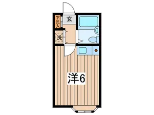 ハイツ二俣川【2階】の間取り