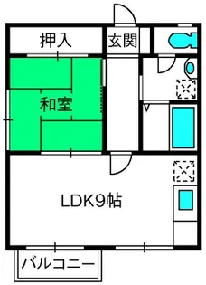 コーポ南鳳台【2階】の間取り