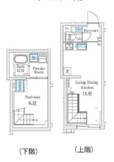 Fika代々木上原の間取り