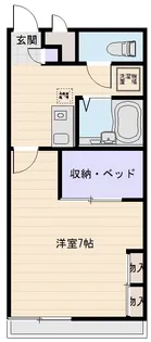 レオパレス竹渕東【2階】の間取り