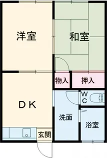 スペースタウン薮塚【2階】の間取り