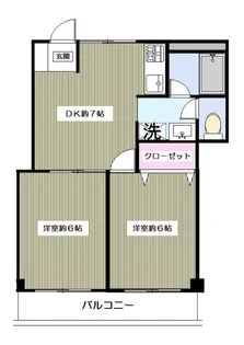 ハピネスY【3階】の間取り