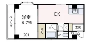 Winghouse伊勢原【0】【2階】の間取り