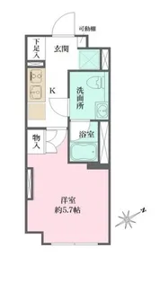 Fika大井町(フィーカ大井町)【5階】の間取り