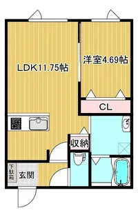 ノアール【1階】の間取り