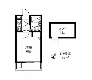 ベルデ大岡山【1階】の間取り