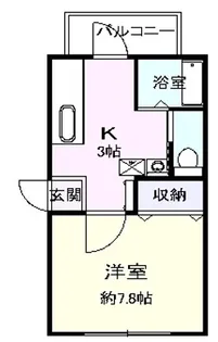 メイプル清水2【2階】の間取り