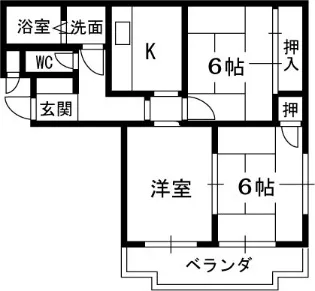 メゾン一番館【3階】の間取り
