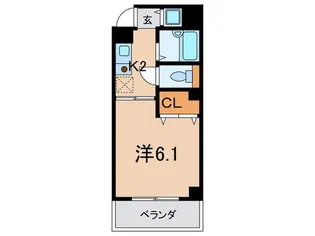 六甲グランフォ-レ【1階】の間取り