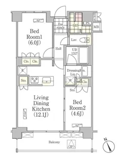 JPnoie練馬旭丘【3階】の間取り